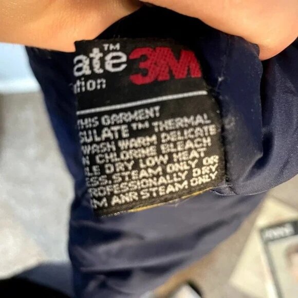 LL Bean Vintage Purple Thinsulate Parka Long Winter Coat in Size Medium/Large - Picture 12 of 16